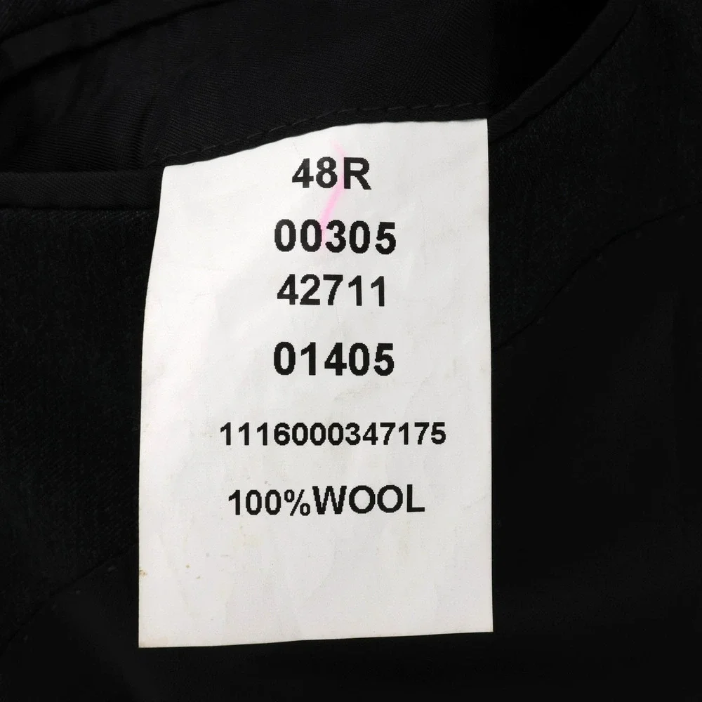 Jos A Bank Sport Coat Mens 48R Signature Charcoal Gray Wool Jacket Lined Career